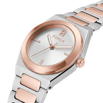 Furla WW00014001L5 Tempo Mini Two Tone Ladies Watch