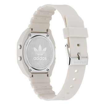 Adidas AOST23557 Digital Two White Resin Unisex Watch