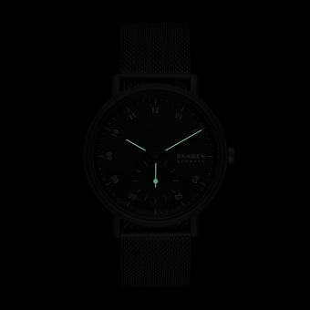 Skagen Kuppel SKW6892 Midnight Black Mesh Stainless Steel Mens Watch