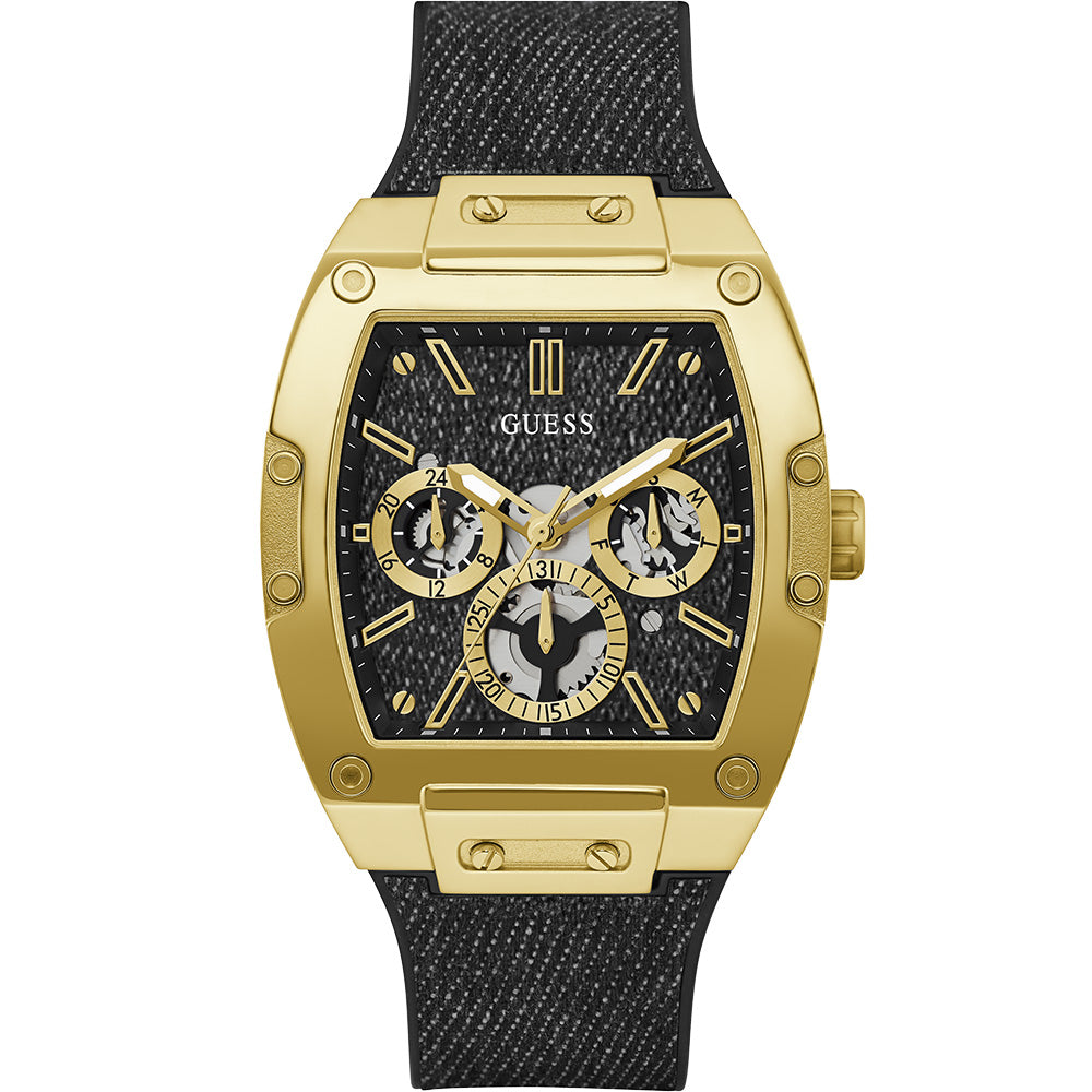 Guess Phoenix Black Multi-Function Gents Watch GW0048G1