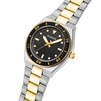 Harison Luis XM577-1 42mm Two-Tone Stainless Steel Watch
