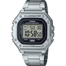 Load image into Gallery viewer, Casio W218HD-1 Digital Silver Watch
