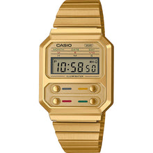 Load image into Gallery viewer, Casio Vintage A100WEG-9A Gold Watch