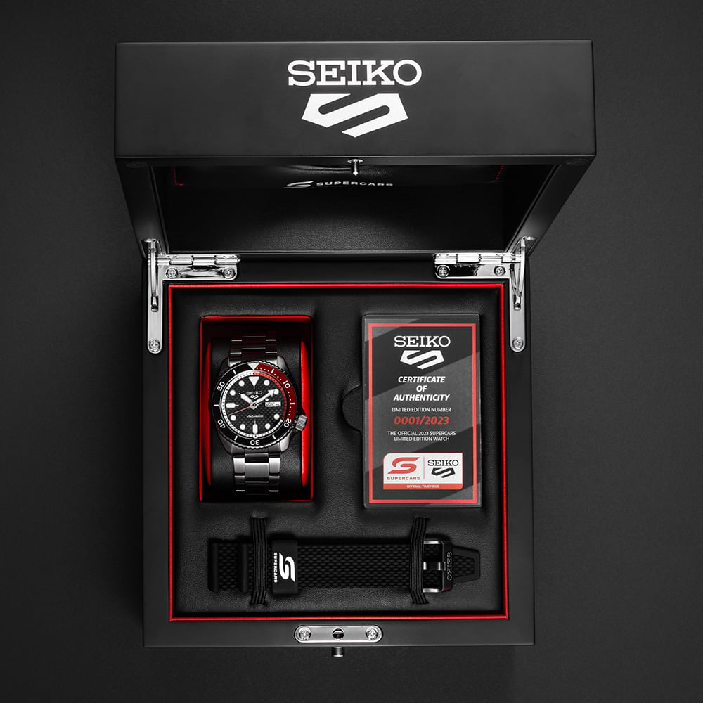 Seiko SRPJ95K Supercars Collaboration Limited Edition