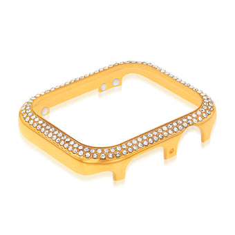 Sparkling Watch Case Gold Colour 40mm Compatible with Apple Case Series 4, 5 & 6