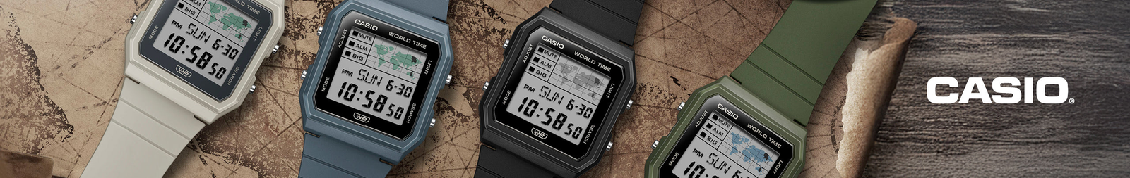 Casio Silver Watches
