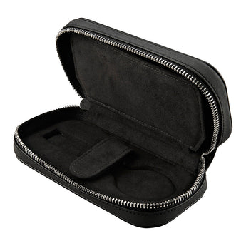 Philipp 2 Piece Watch Zip Case Black