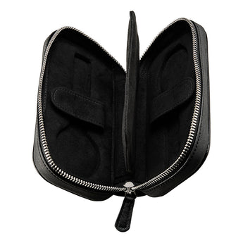 Philipp 2 Piece Watch Zip Case Black