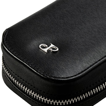 Philipp 2 Piece Watch Zip Case Black