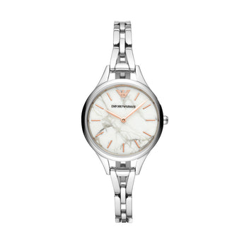Armani Aurora AR11167 Silver Stainless Steel Womens Watch