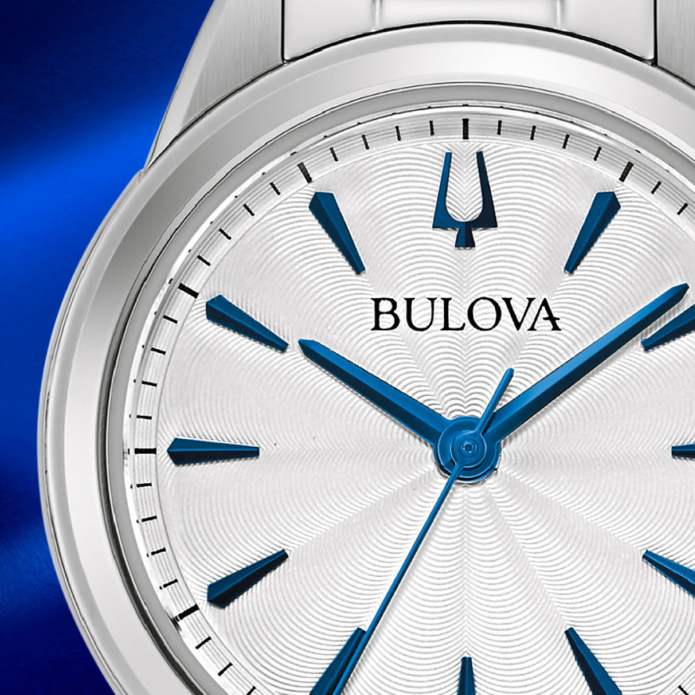 Bulova 96L285 Silver Tone Ladies Watch