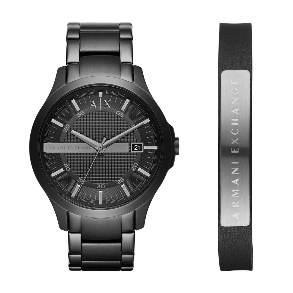 Armani Exchange AX7101 Watch & Bracelet Gift Set