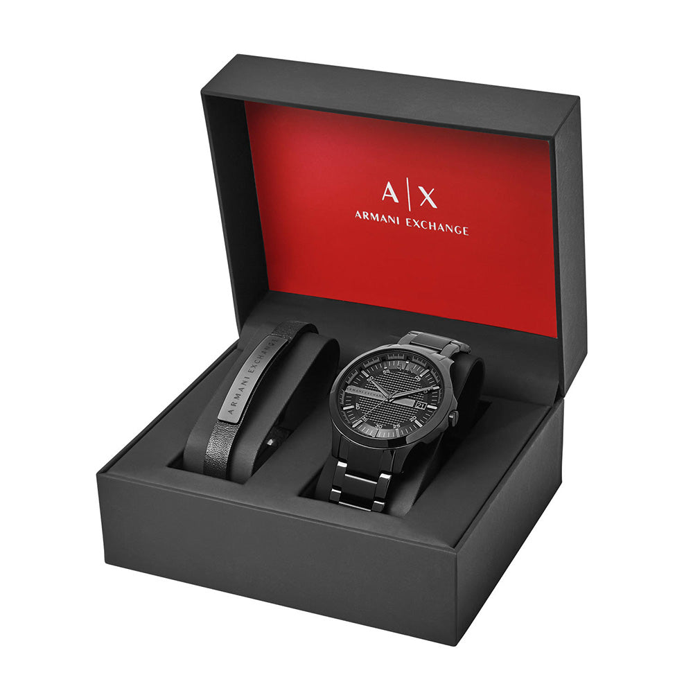 Armani Exchange AX7101 Watch & Bracelet Gift Set