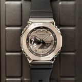 G-Shock GM2100-1A Metal Covered Silver 'CasiOak'
