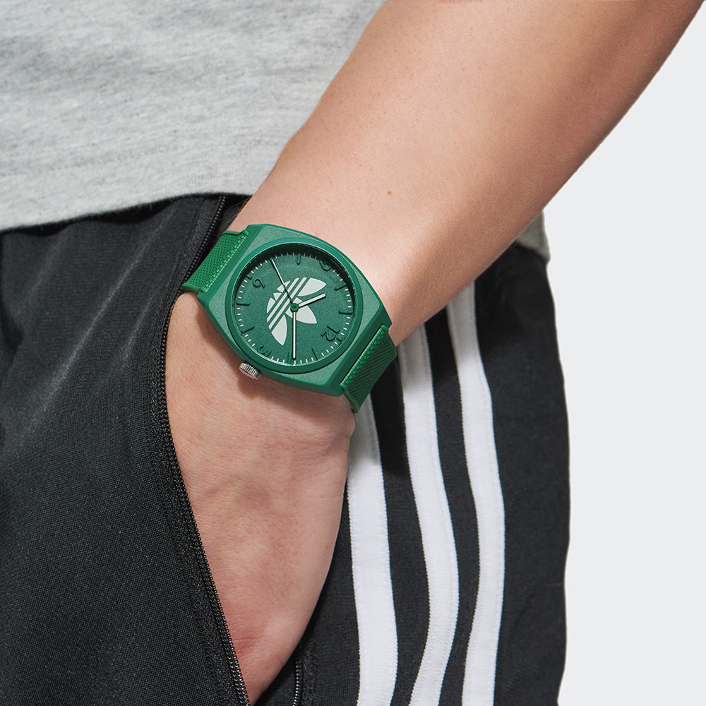 Adidas AOST23050 Project Two Green Resin Mens Watch – Watch Depot