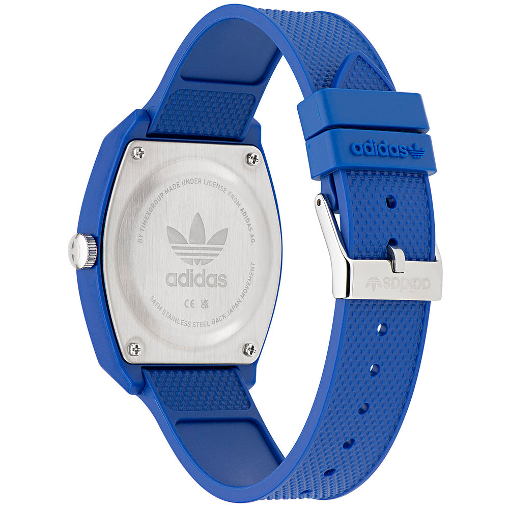 Adidas AOST23049 Project Two Blue Resin Mens Watch – Watch Depot