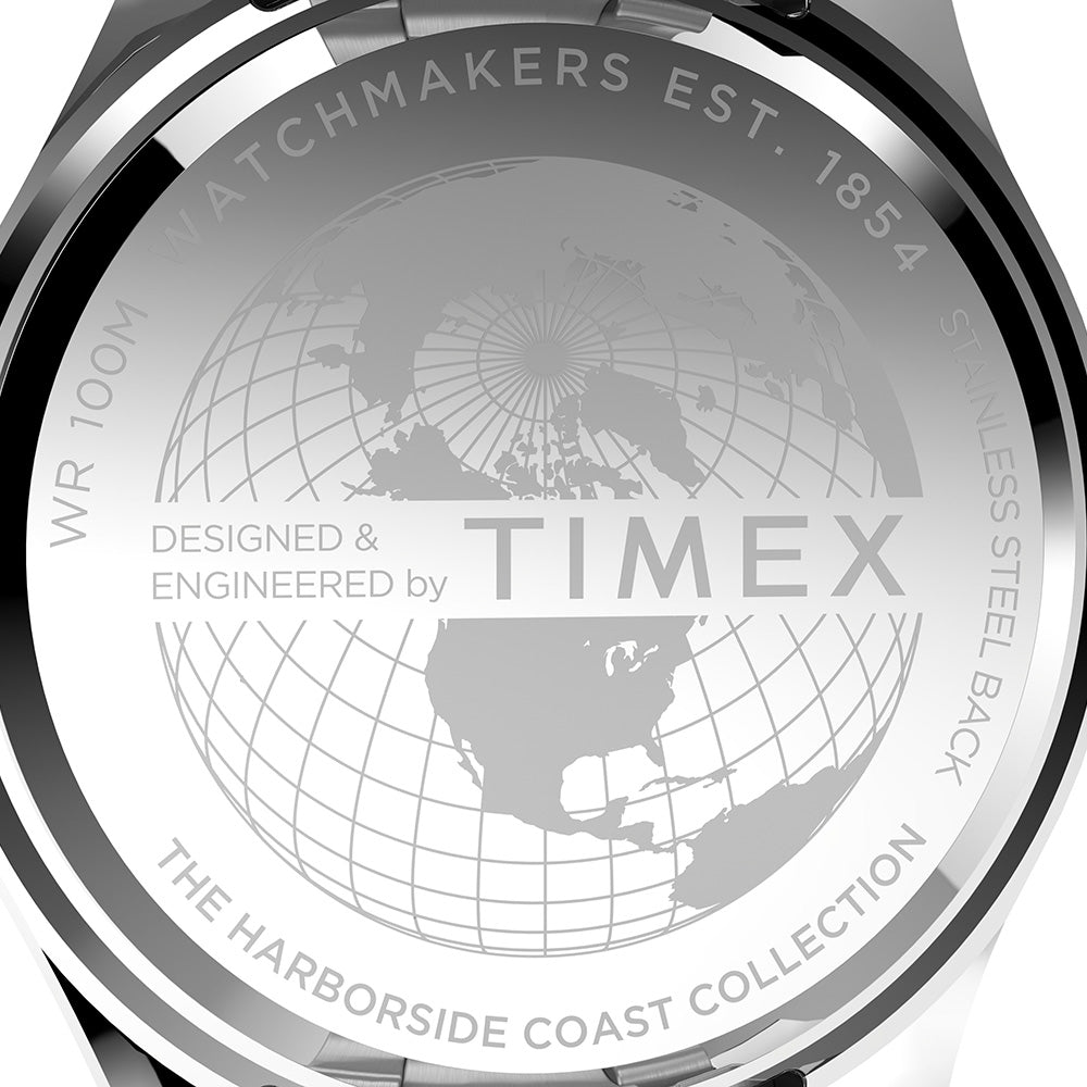 Timex TW2V65300 Harborside Coast Stainless Steel Mens Watch