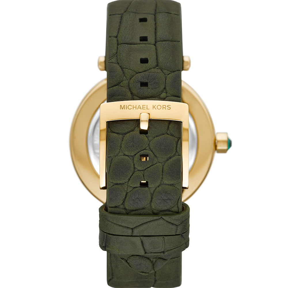 Michael Kors MK4724 Parker Green Leather Womens Watch