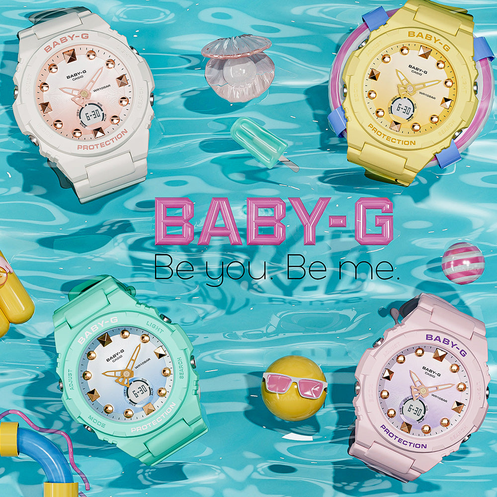 Baby-G BGA320-4 Playful Beach Collection Watch