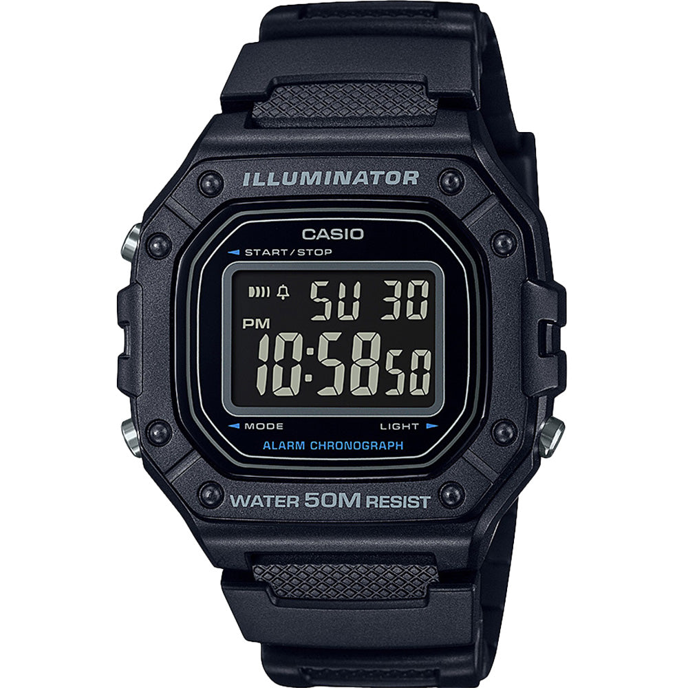 Casio W218H-1 LCD Digital Watch