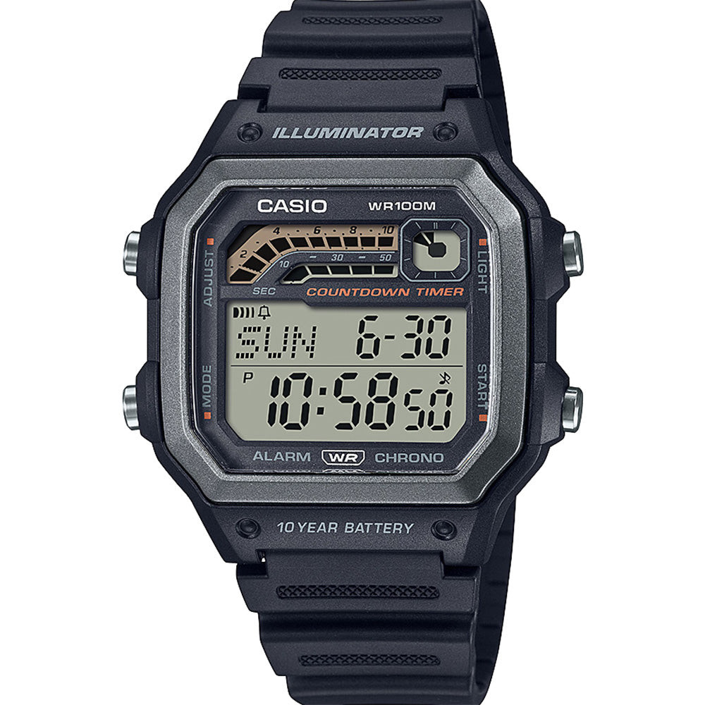 Casio WS1600H-1 Digital Sports Mens Watch
