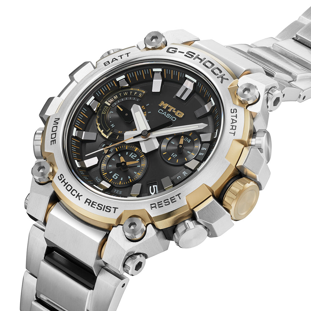 G-Shock MTGB3000D-1A9 Silver and Gold Tone Mens Watch