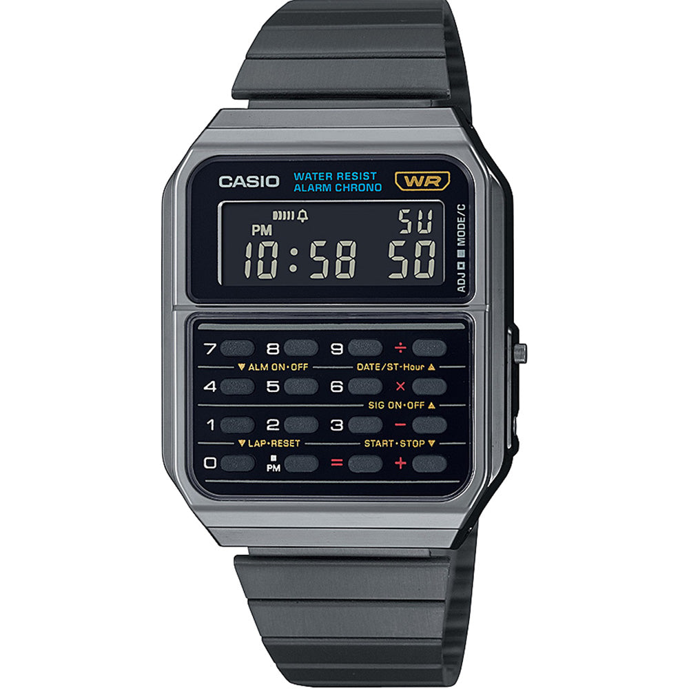 Casio CA500WEGG-1B Calculator Unisex Watch