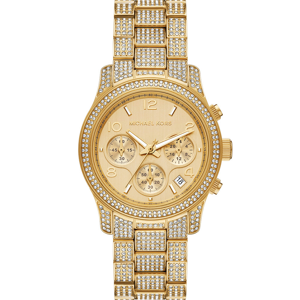 Michael Kors MK7435 Runway Stone Set Womens Watch