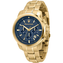 Load image into Gallery viewer, Maserati R8873621021 Successo Chronograph Gold Tone Mens Watch