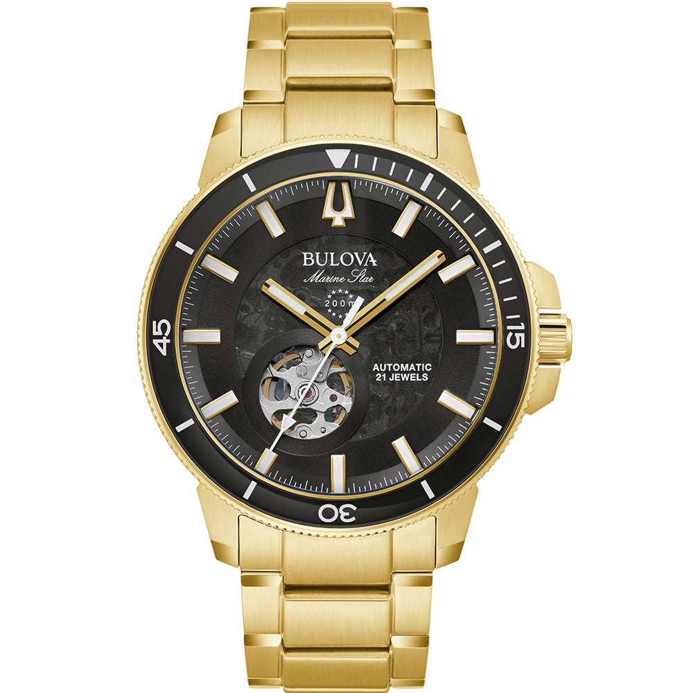 Bulova 97A174 Marine Star Automatic Mens Watch