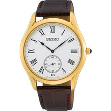 Load image into Gallery viewer, Seiko SRK050P Brown Leather Mens Watch