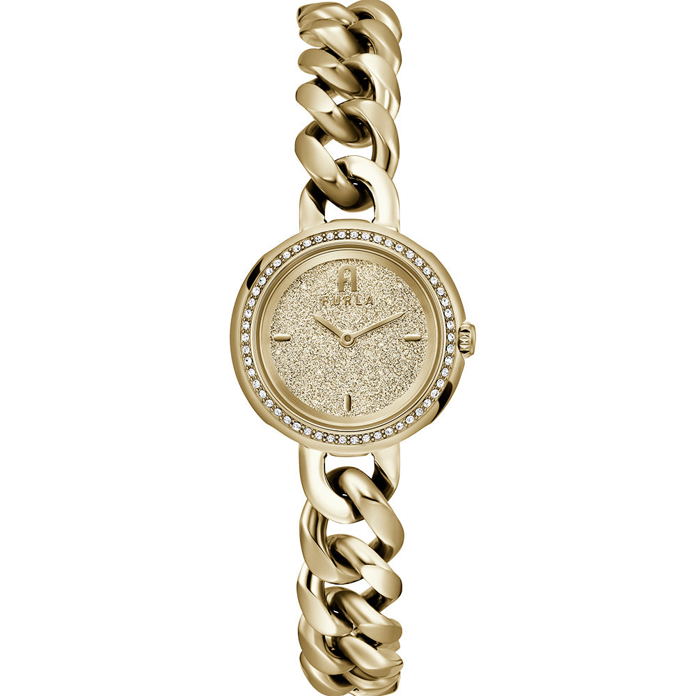 Furla WW00019012L2 Chain Round Gold Ladies Watch