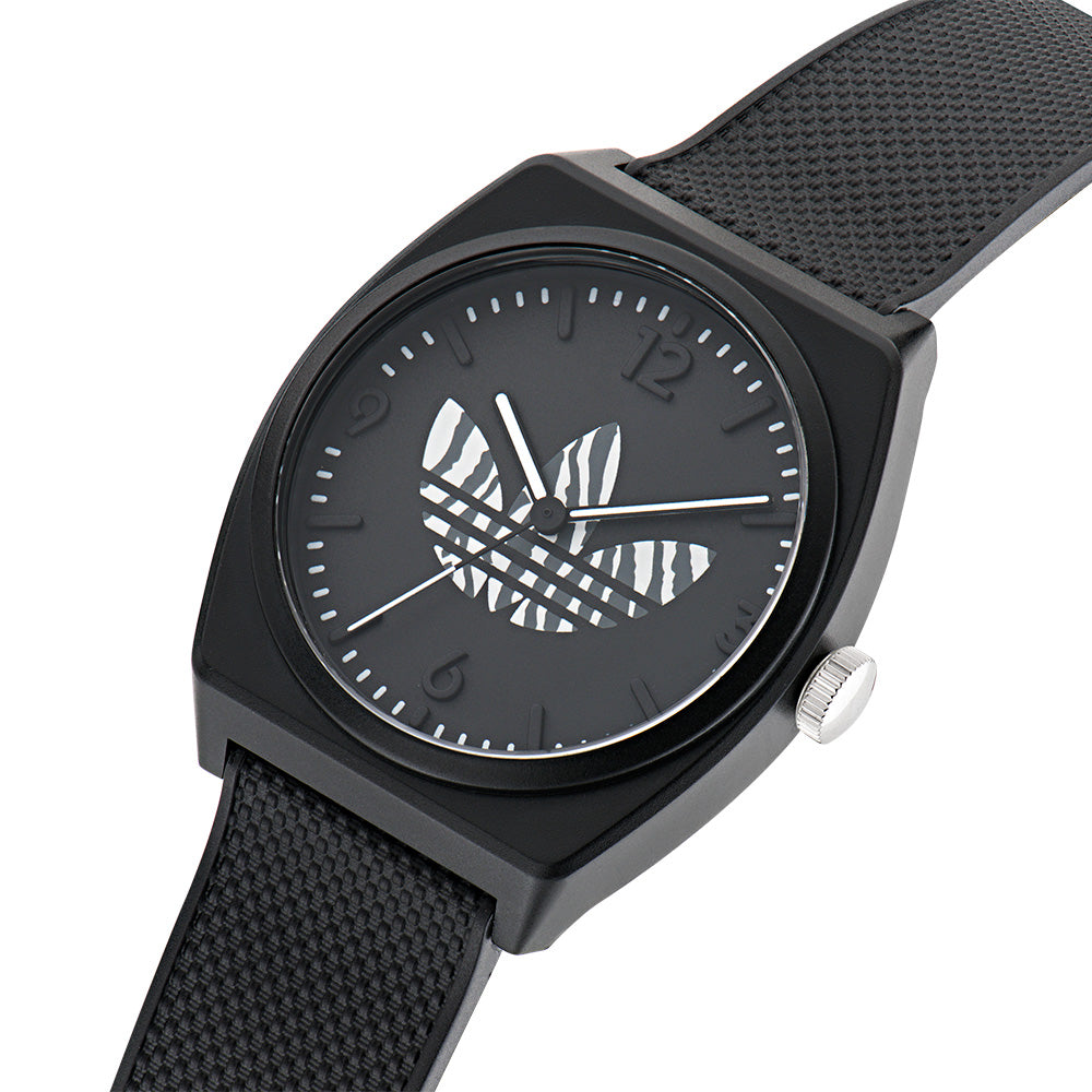 Adidas AOST23551 Project Two GRFX Black Unisex Watch