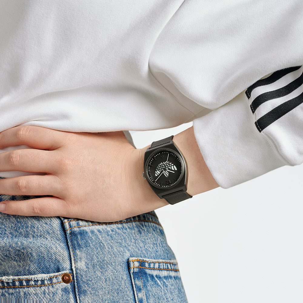 Adidas AOST23551 Project Two GRFX Black Unisex Watch – Watch Depot | Quarzuhren