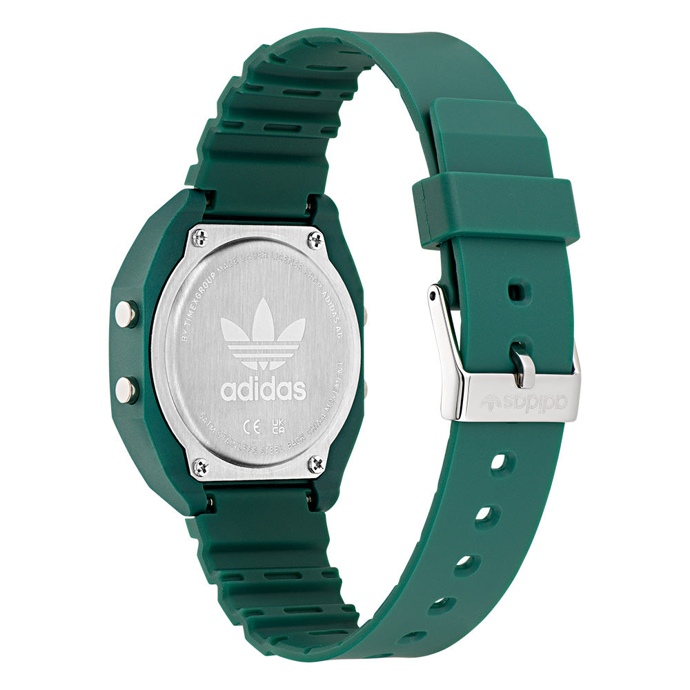 Depot Watch Watch Green Unisex AOST23558 – Two Resin Digital Adidas