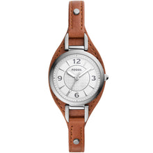 Load image into Gallery viewer, Fossil ES5214 Carlie Brown Leather Ladies Watch