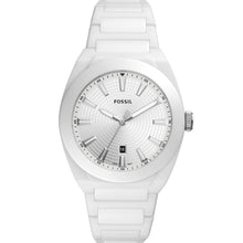 Load image into Gallery viewer, Fossil CE5026 Everett White Ceramic Mens Watch