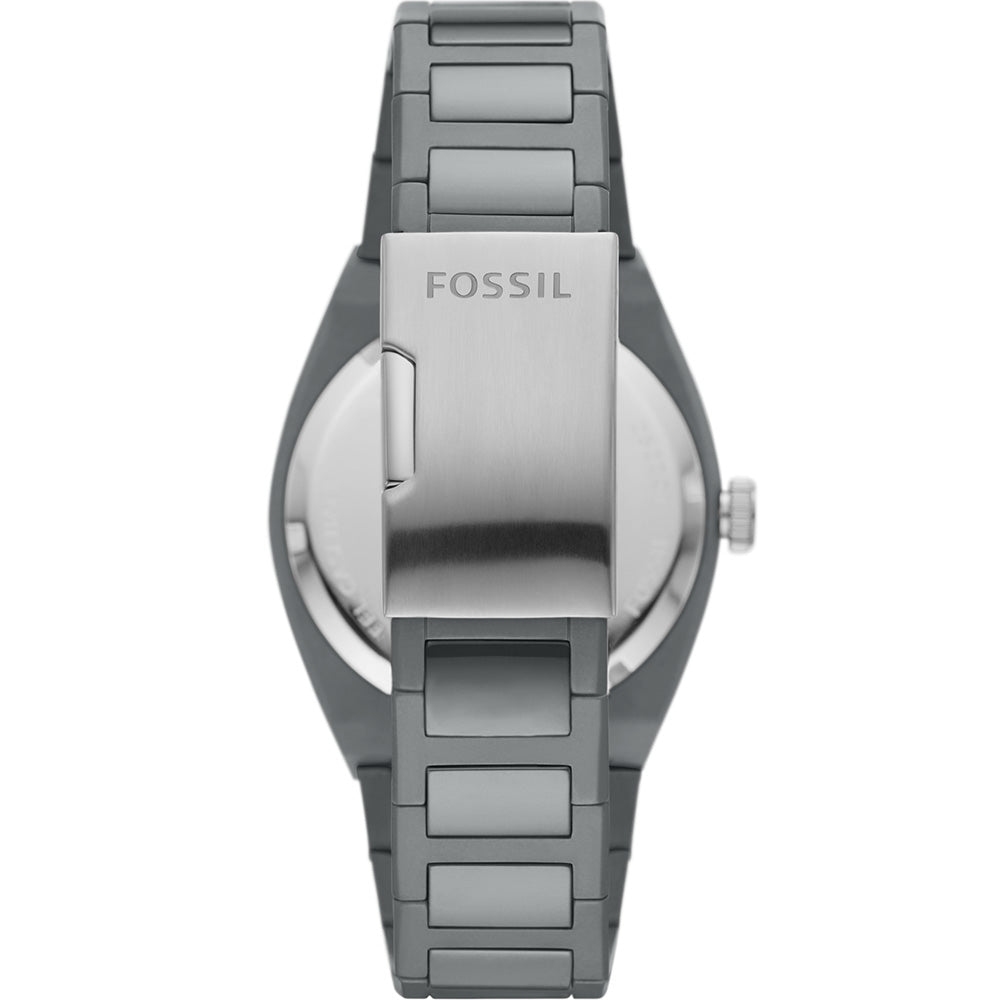 Fossil CE5027 Everett Grey Ceramic Mens Watch Watch Depot