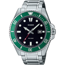 Load image into Gallery viewer, Casio MDV107D-3A Stainless Steel Mens Diver Watch