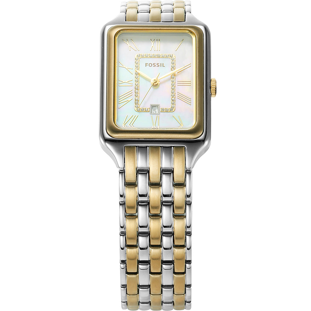 Fossil ES5305 Raquel Mother of Pearl Two Tone Ladies Watch
