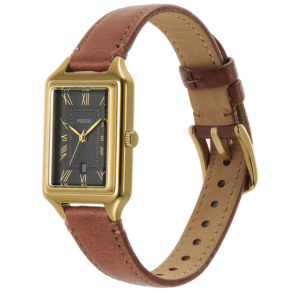 Fossil ES5303 Raquel Brown Leather Ladies Watch