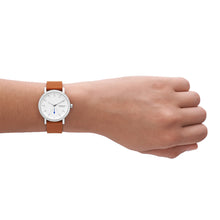 Load image into Gallery viewer, Skagen SKW3103 Kuppel Lille Brown Leather Ladies Watch