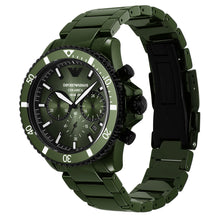 Load image into Gallery viewer, Emporio Armani AR70011 Green Diver Chronograph Mens Watch