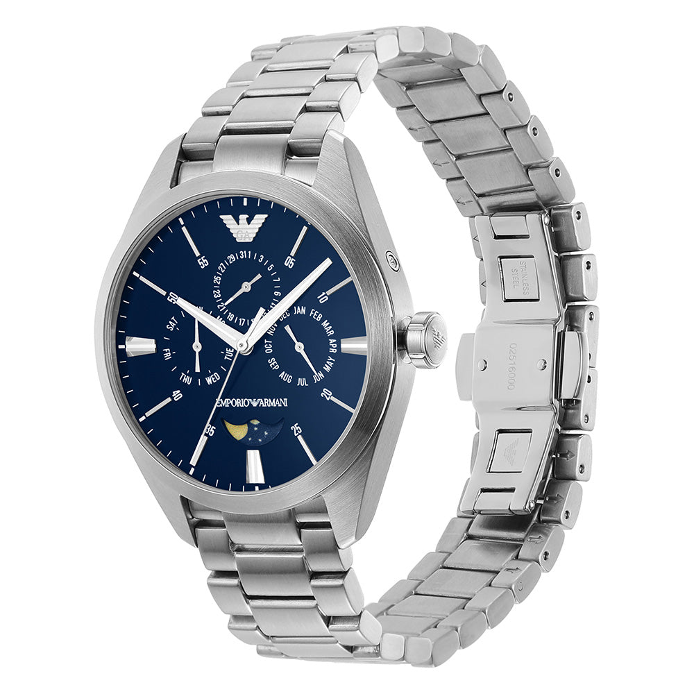 Emporio Armani AR11553 Claudio Stainless Steel Mens Watch – Watch Depot