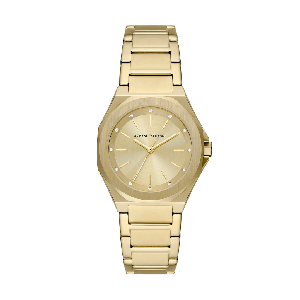 Armani Exchange AX4608 Andrea Gold Tone Ladies Watch