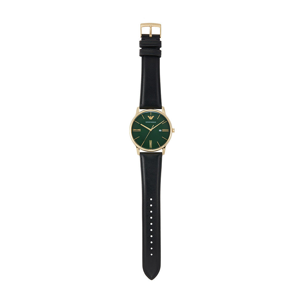 Emporio Armani AR11601 Minimalist Mens Leather Watch