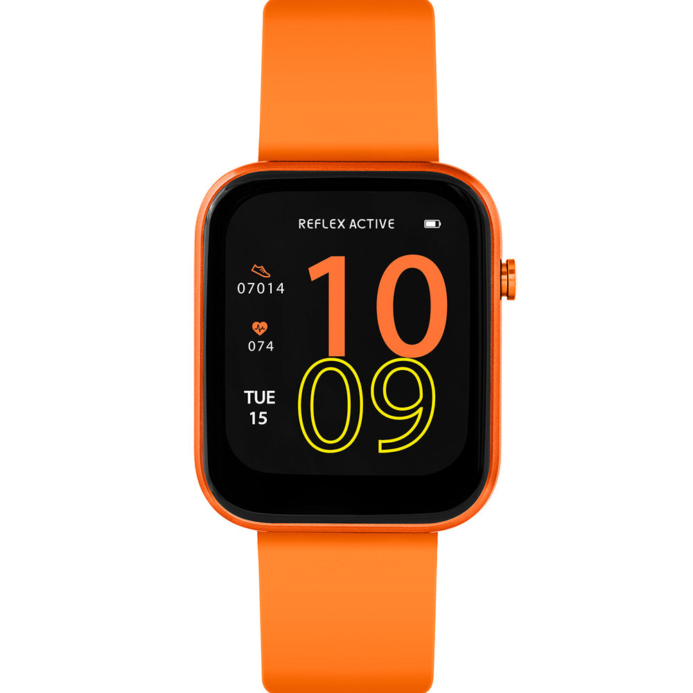 Reflex Active Series 12 RA12-2155 Orange Silicone Smartwatch
