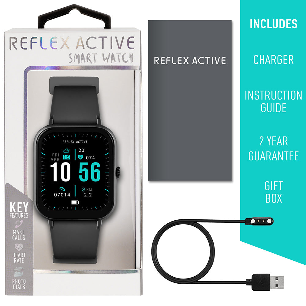 Reflex Active Series 23 RA23-2170 Black Smartwatch
