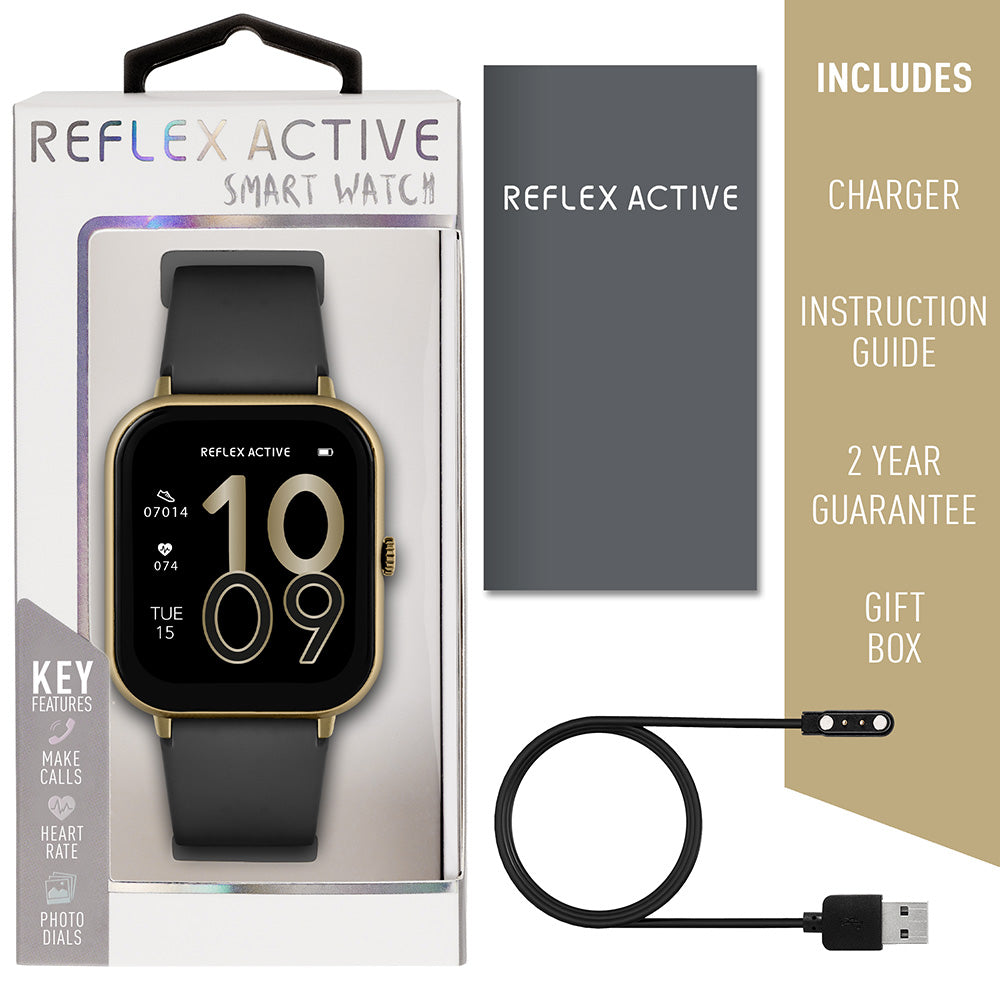 Reflex Active Series 23 RA23-2168 Black Smartwatch