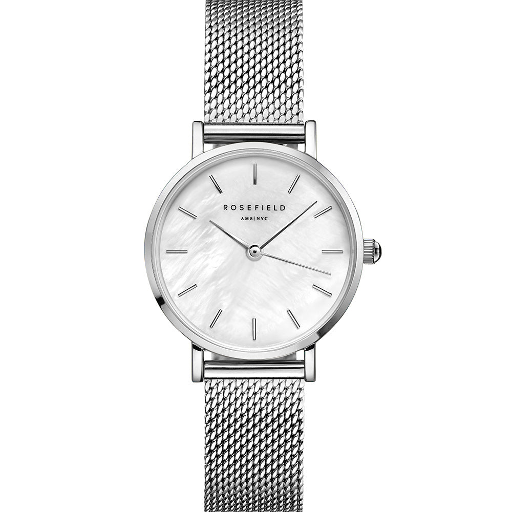Rosefield 26WS-266 The Small Edit Silver Ladies Watch